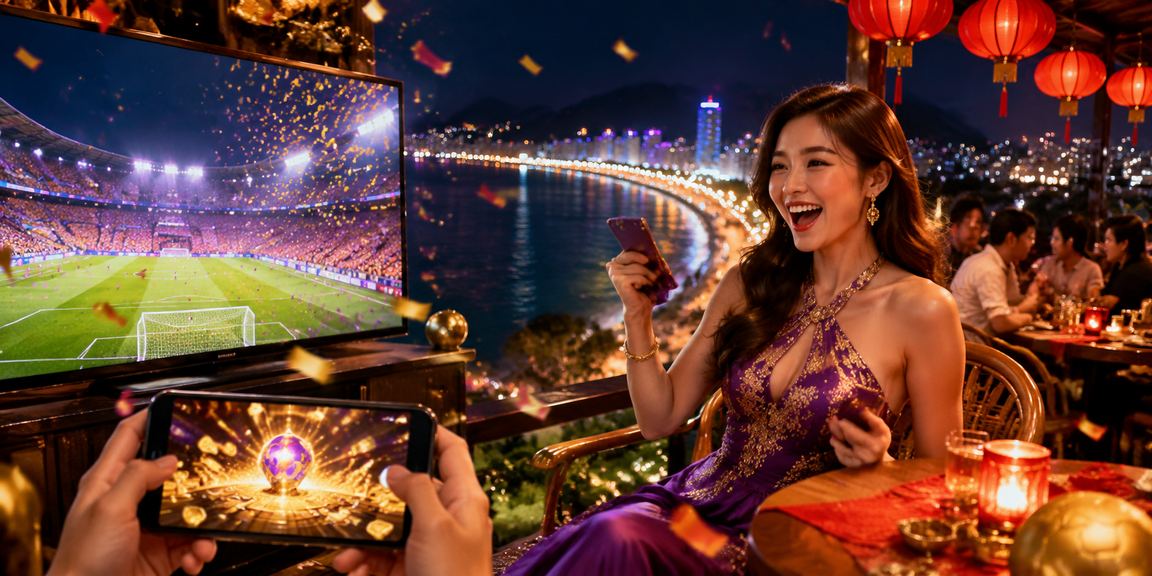 Khung cảnh quầy cá cược về đêm tại Quy Nhơn
